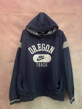 Listing image for Nike Oregon Track Hoodie Vintage Size L Blue Streetwear