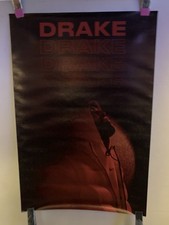 Listing image for Drake Rapper Canvas Poster 12x18” UNFRAMED