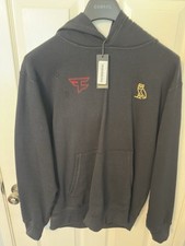 Listing image for OVO FaZe Clan Pullover Hoodie Black Fleece Medium Hooded Embroidered Logo