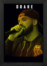 Listing image for Drake Music Rapper Framed Wall Art Poster Canvas Print Picture